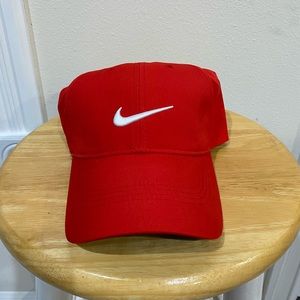 Nike Legacy91 DRI-FIT Adjustable Golf Tech Hat - Adult Unisex (Red)